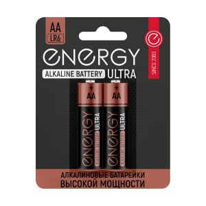 Батарейка алкалиновая Energy Ultra LR6/2B тип АА 2 шт
