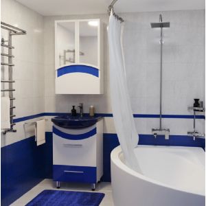 ТУМБА Д/ВАННОЙ «РАДУГА-52» СИНЯЯ ПОД УМ.АЛЬФАНА-52