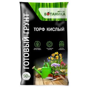 Торф кислый премиум Мечта ботаника 50 л