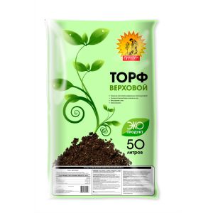Торф верховой Сам себе агроном 50 л