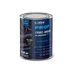 Грунт-эмаль 4 в 1 быстросохнущая Лакра PROF IT Оксид красный, RAL 3009 0,8кг