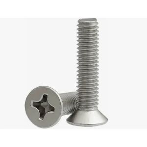 Винт DIN 965 потай, шлиц Ph, цинк М6х 16 с гайкой и шайбой уп. - 8 шт. SteelRex