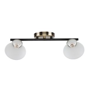 Светильник потолочный 10165/2AB+BK WT ЭкономСвет