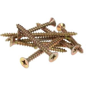 Саморез для ГКЛ крупная резьба, жёлтый цинк 3,5х 41 уп. - 22 шт. SteelRex