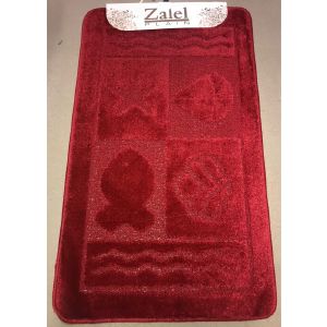 Коврики д/ван.комн.« ZALEL» 55*90 1-пр BORDO