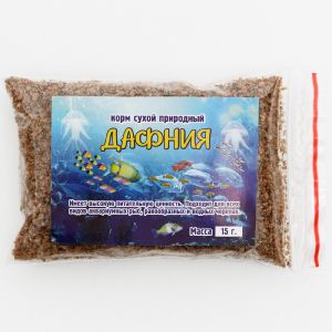 Корм сухой «Дафния»  для аквариумных рыб, ракообразных и водных черепах, 15 г 7138978