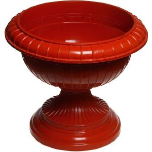 [ING1451FТР] Вазон на ножке большой D 395 мм терракотовый