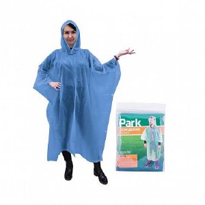 Дождевик-пончо Park RP-18, PEVA, размер L, голубой