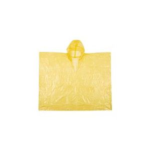 Плащ–дождевик «Пончо» «Ecos» ПВД р-р 48-54,XXL, желтый