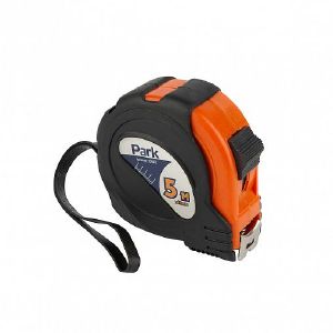 Рулетка Park с фиксатором, прорезиненный корпус, 5мx19мм
