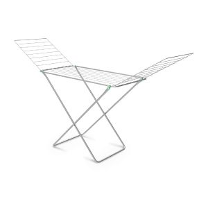 Сушилка для белья напольная Nika СБП2/С, складная, сушильное полотно 20 м, серебро
