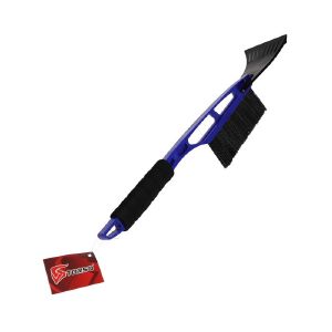 Щетка сметка TORSO, 52 см, со скребком, мягкая ручка, МИКС   3251228