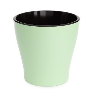 Горшок для цветов Альтернатива Лея, с автополивом, 3,6 л, светло-зеленый М8268