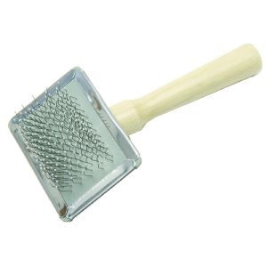 Пуходерка деревянная ручка c шариками S 22600176