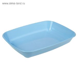 Туалет округлый без сетки 33,5 х 25 х 6 см, голубой 3371382