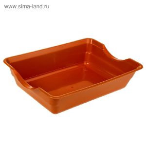 Туалет глубокий без сетки 36 х 26 х 9 см, коричневый 3371389