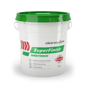 Шпатлевка финишная полимерная Danogips SuperFinish, 17 л