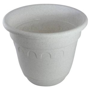 [С93М] Горшок Колывань 1.8л д18см 28шт мрамор с подд