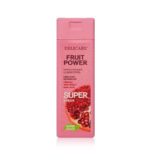 Шампунь для волос Delicare Fruit Power « укрепление и суперблеск » с экстрактом граната 280мл