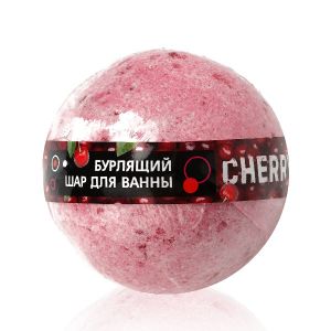 Бурлящий шар для ванны WEIS « Cherry » 160г