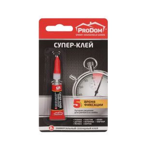 Секундный клей ProDom универсальный 3г