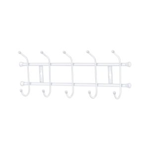 Вешалка настенная Nika, 5 крючков, 48,5 x 18 x 6,7 см, матовый белый ВН5/МБ