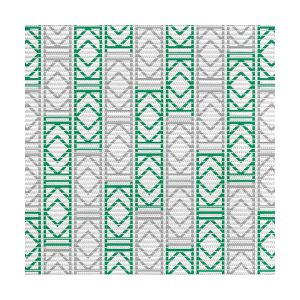 Коврик для ванной Вилина Преображение 7089-214PT-green-grey, вспененный ПВХ, 0,65 м