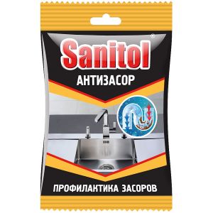 Антизасор для чистки труб Selena Sanitol, 90 г