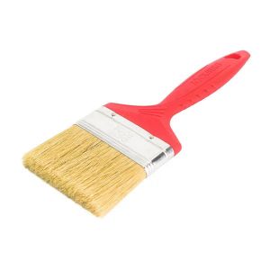 Кисть плоская Классик-Стандарт, 75 мм, натуральная щетина, пластиковая рукоятка