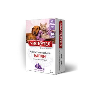 Капли от блох для собак и кошек Чистотел Максимум 5 мл C604