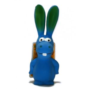 HOMEPET 19 см игрушка для собак ослик с пищалкой латекс