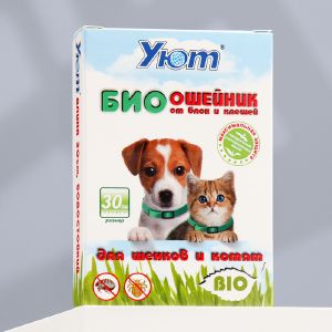 Репелентный био-ошейник для котят и щенков «Уют» от блох (длина 30 см) 193675