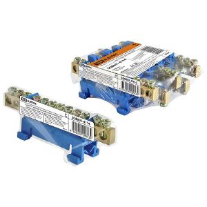 Шина 6х9мм 12 групп TDM N нулевая с изолят.на DIN-рейку стойка малая SQ0801-0114