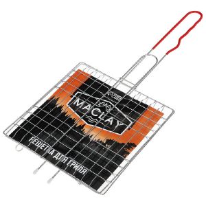 Решётка-гриль универсальная Maclay, нержавеющая сталь, размер 46 x 21 см, рабочая поверхность 21 x 21 см