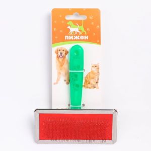 Пуходерка «Лапки» большая без капель, 12 х 13 см, зелёная   7437871