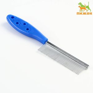 Расчёска «Лапки» удлиненная, 20,5 х 3 см, синяя   7438016