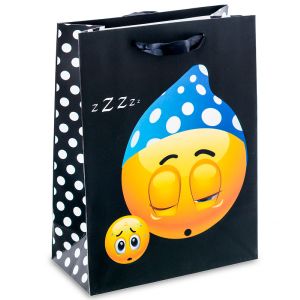 Пакет подарочный 30582-4 «Смайлики» M