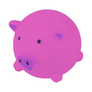 Игрушка-пищалка для собак Рыжий кот «Свинка» 7,5*9 см