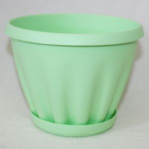 Горшок Знатный с поддоном d180 2,0 л Зеленый