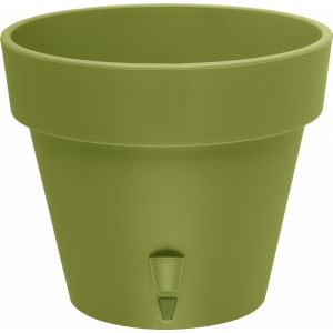 [066467] Горшок «Латина» 2,5 л, цвет Оливковый d-17,5 h-15,5 см