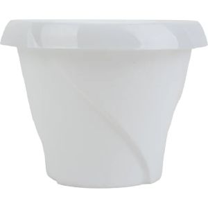 Кашпо «Флориана» с поддонником 1,4л Д170 белое С385БЕЛ