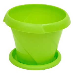 Кашпо «Флориана» с поддонником 1,4л Д170 салатовое С385САЛ