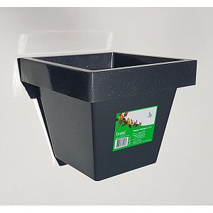 Кашпо Квадро 1,5 л Чёрный гранит 50701