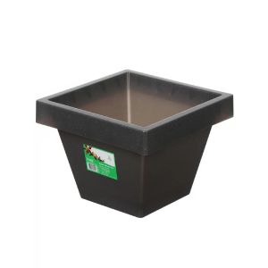 Кашпо Квадро 2,5 л  (чёрный гранит) 50705