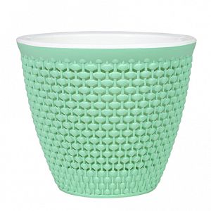 Кашпо Ротанг Мята d17, h14,5 см 2,25 л КШ-7949 060892