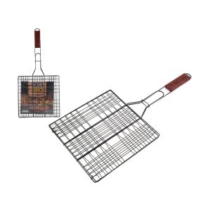 Решетка для барбекю X-382-NSD с антипригарным покрытием (6 секций, р-р 25*25см, общая длина 54 см)