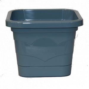 Кашпо Валенсия Квадрат 19 ментол 2,9 л с поддоном 065105