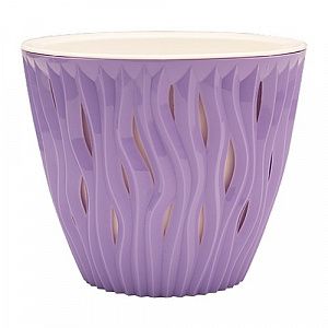 Кашпо Вдохновение d-15, 5 h-15,5 см 1,6 л Сиреневый КШ-5405 057562