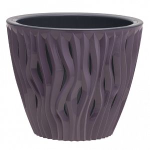 Кашпо Вдохновение d-15,5 h-15,5 см 1,6 л Сливовый КШ-9067 062692