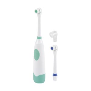 Зубная щётка HomeStar HS-6005 с доп. насадкой, зелёная